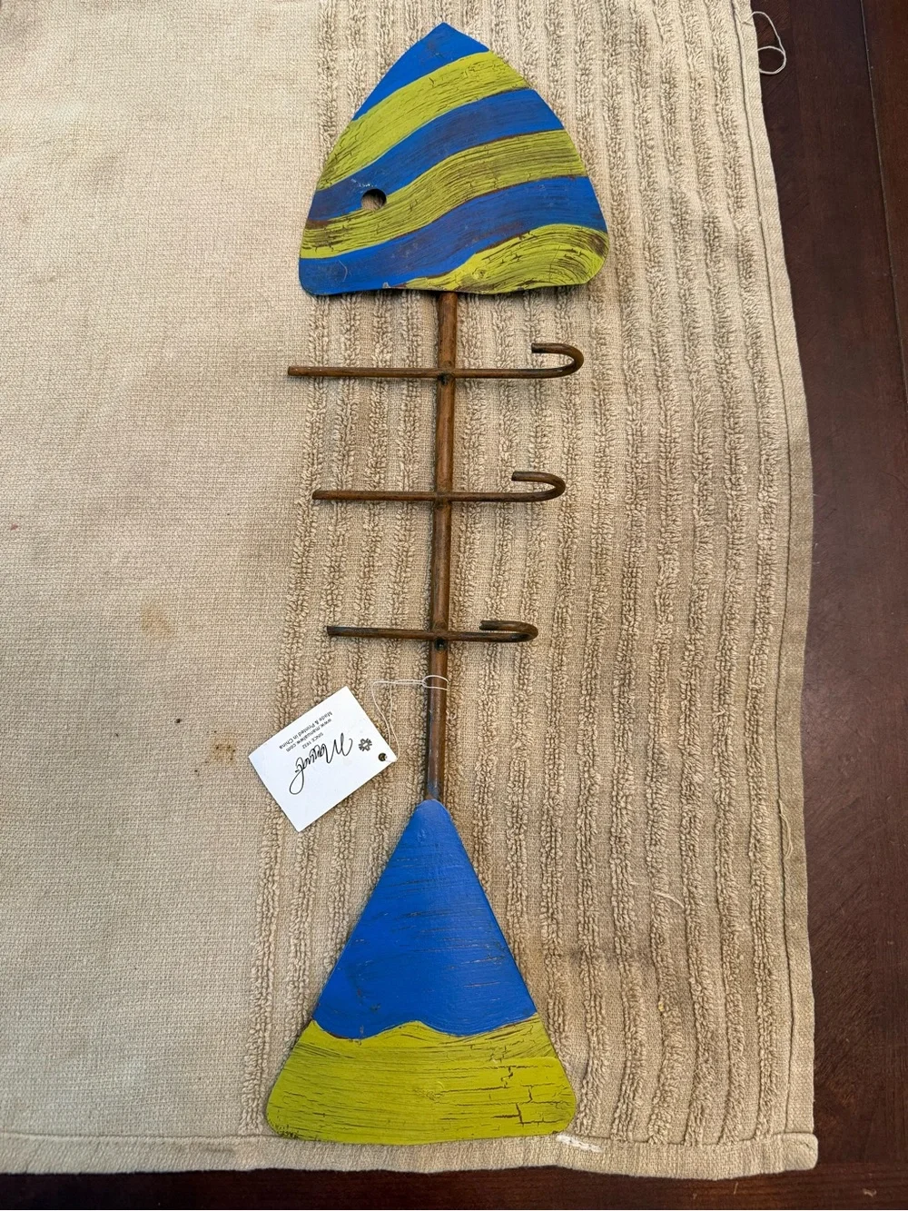 Nautical themed hanging hook